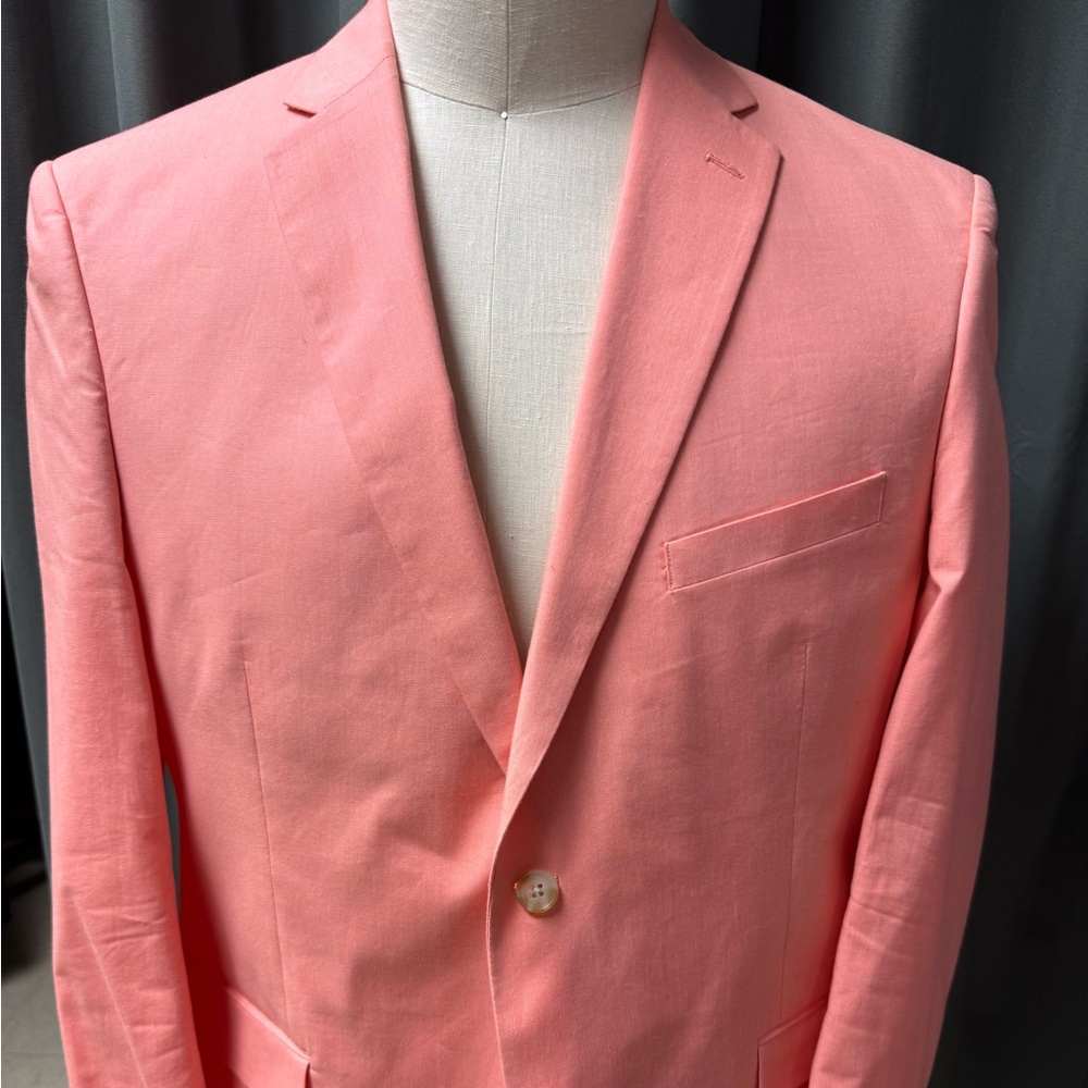 Saddlebred Orange (Tangerine) Checkered Blazer